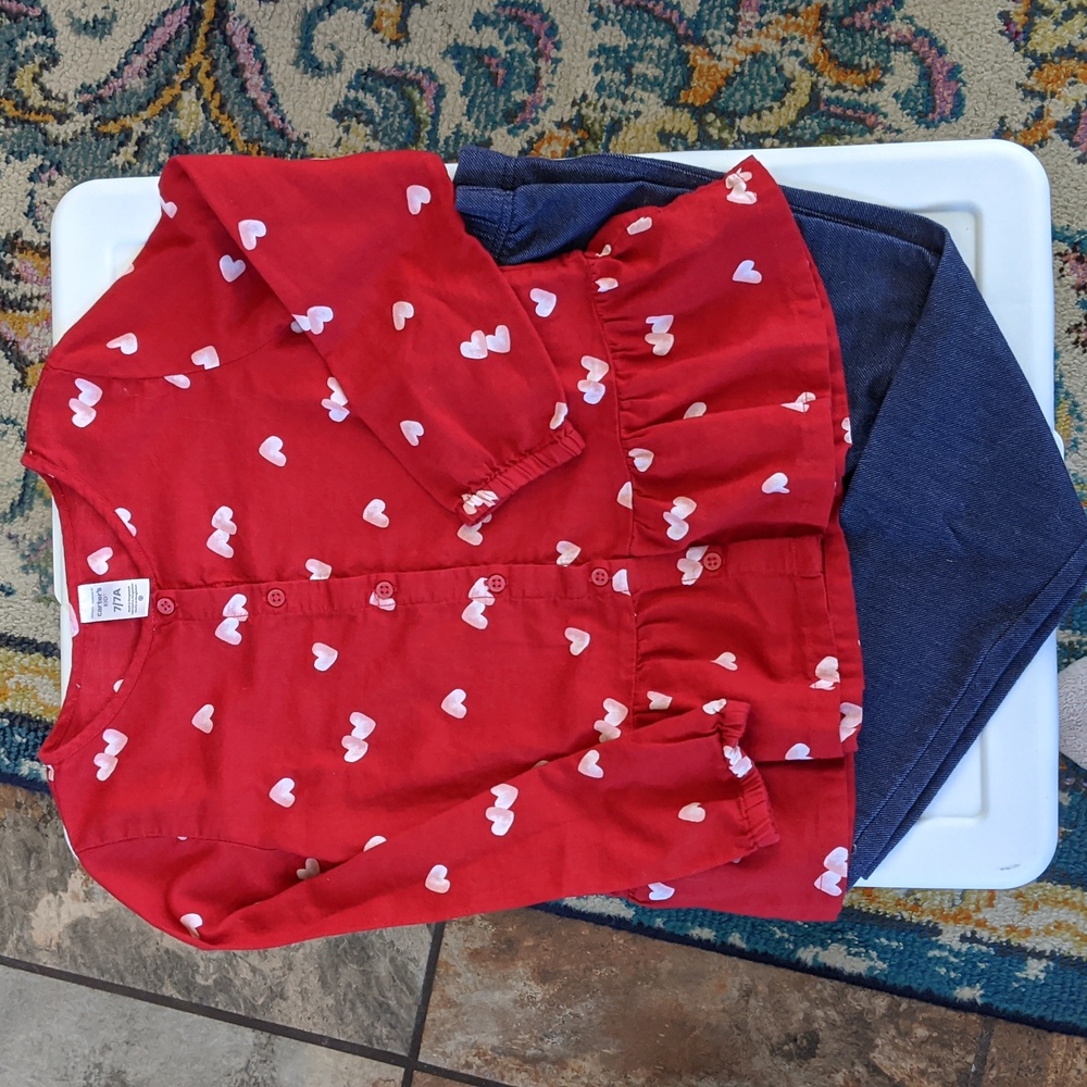 Carter's Valentine set size 7